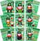 36 Sheet St. Patrick‘s Day Stickers for Kids Make a Face Stickers Lucky Shamrock Irish Stickers